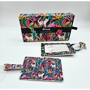 Cat Lady Luggage Tags